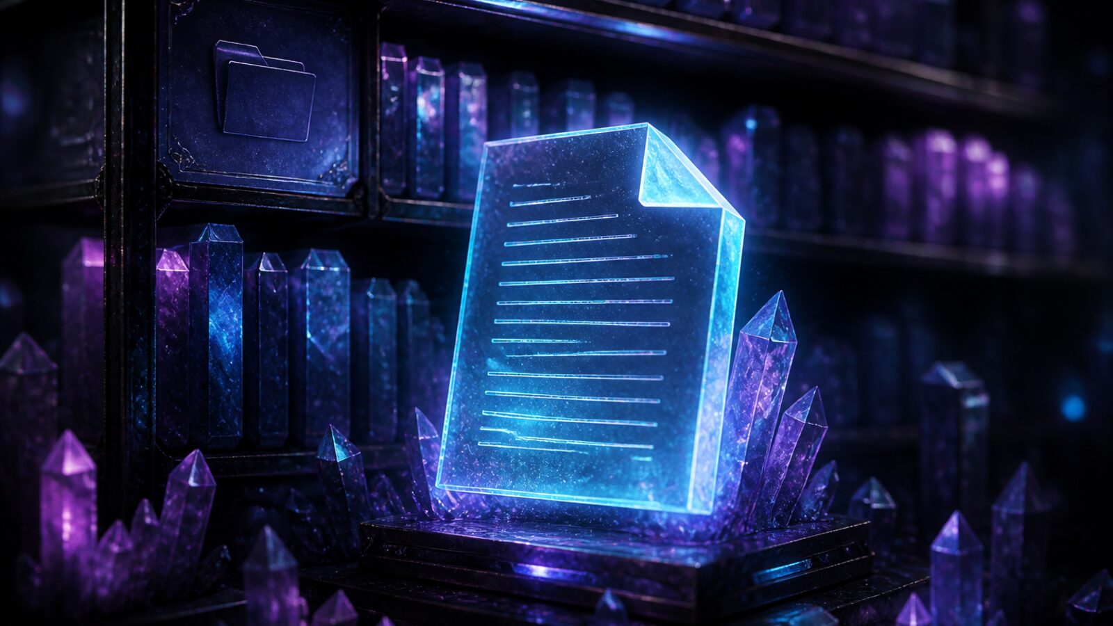 Biblioteca de documentación versionada brillando junto al código instalado