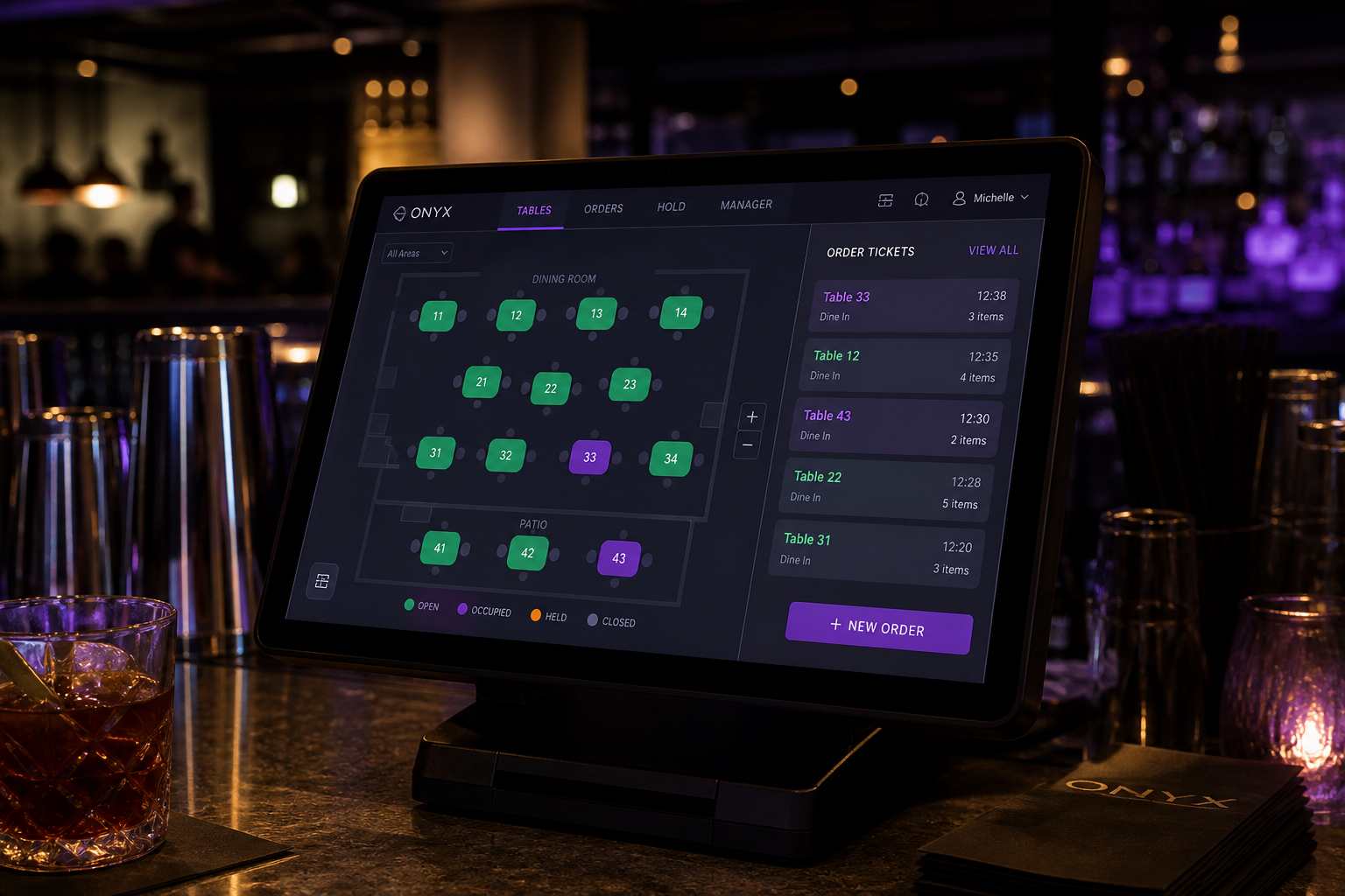 TPV de restaurante en tablet