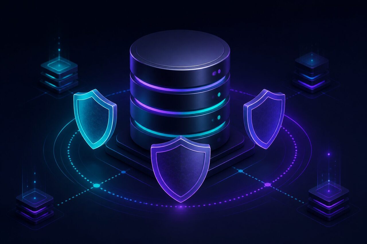 Base de datos protegida con copias de seguridad