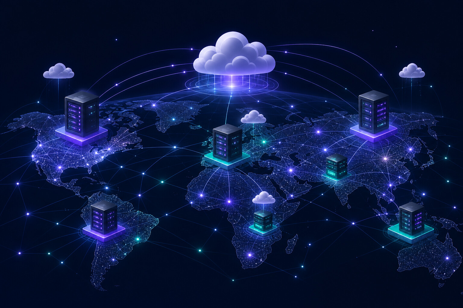 Red de servidores cloud y VPS